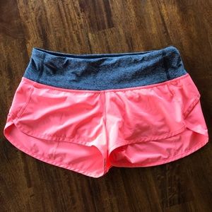 Lululemon speed shorts